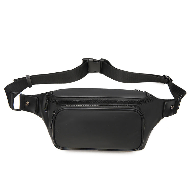 Multifunctional Men's Simple Commuter Breast Bag Sports Cycling Fitness Lightweight Fanny Bag Large Capacity Fashion Messenger Bag