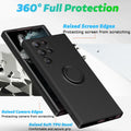 Suitable for samsung s26 mobile phone case note20ultra liquid silicone protective cover a15 skin-feeling ring holder a55