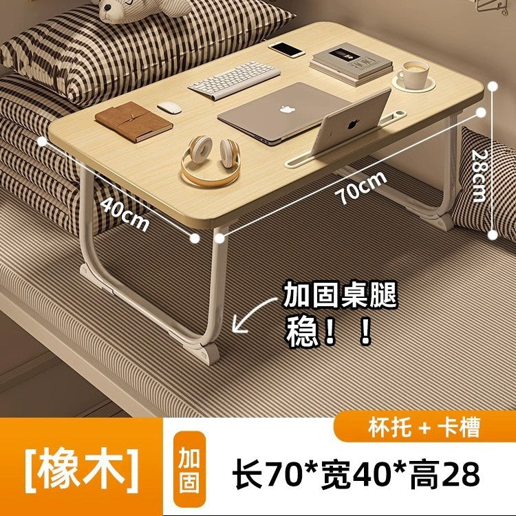 Foldable bed desk computer table - dorm room essential - student study table - floor-sitting small table - new small table