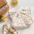 Girls' summer dress: cute, adorable, and stylish polka dot princess dress - pure cotton summer outfit for toddlers and little girls