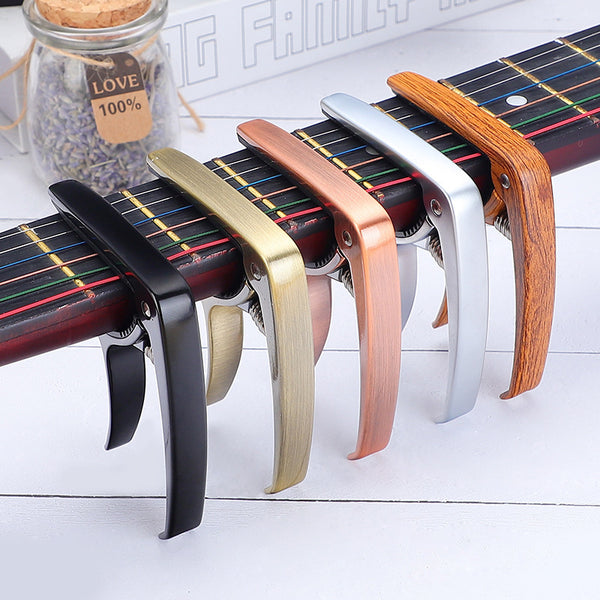 Upgrade capo, zinc alloy guitar capo, folk electric guitar capo dual-purpose guitar accessories