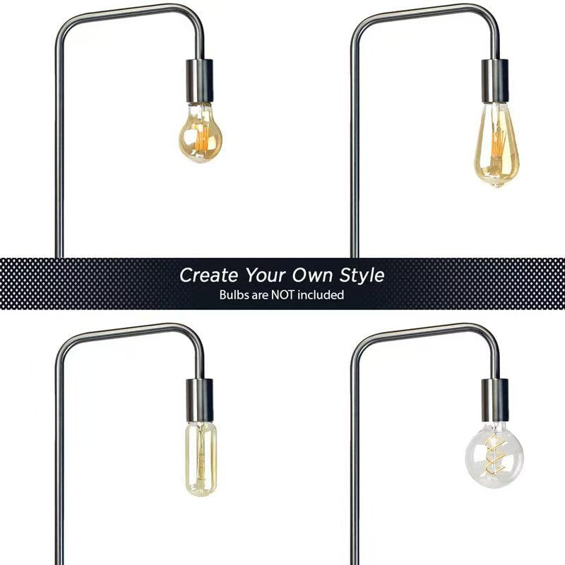 Cross-border explosive wrought iron floor lamp American retro living room lamp simple bedroom standing lamp study desk lamp can be customized