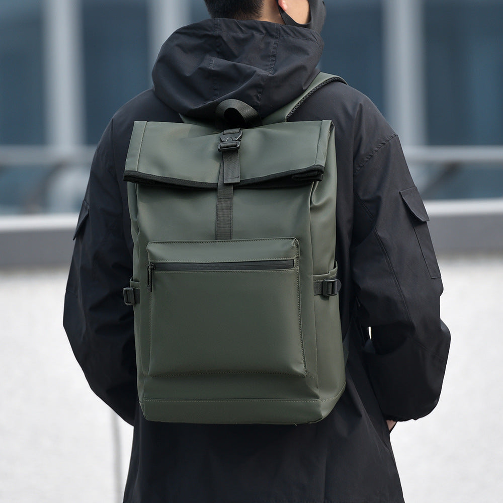 Processing Customized Casual Backpack Business Travel Large Capacity Computer Backpack Light Commuter Men's Student School Bag