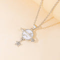 2024 autumn new arrival cross-border jewelry women's diamond-studded star pendant fashionable versatile alloy moon necklace wholesale
