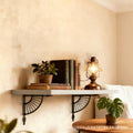Wall shelf creative simple modern wall hanging living room background wall shelf wall hanging one-word partition bracket