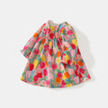 Girls' spring/autumn dress , trendy kids' long-sleeve princess dress, class a sweet style, baby girl dress
