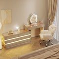 Khaki grey 82 table + xiantuo mirror + reclining chair combo