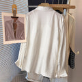 fashion26spring new product work clothing daily soft long-sleeved loose shirt