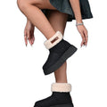 plus sizeheattech snow boots for women winternew arrivalthick sole heightening women's boots casual boots with cotton lining