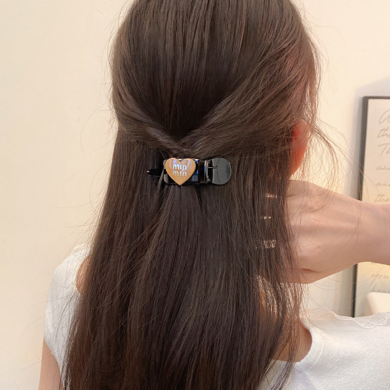 Love meatball head hair clip for women elegant hair clip headwear back of head high ponytail fixed handy gadget hairpin