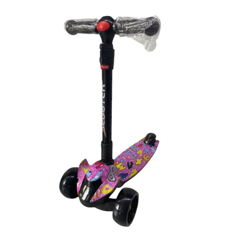 LTECH wholesale children's scooter children's scooter older children's three-wheeled scooter children's four-wheeled children's yo-yo