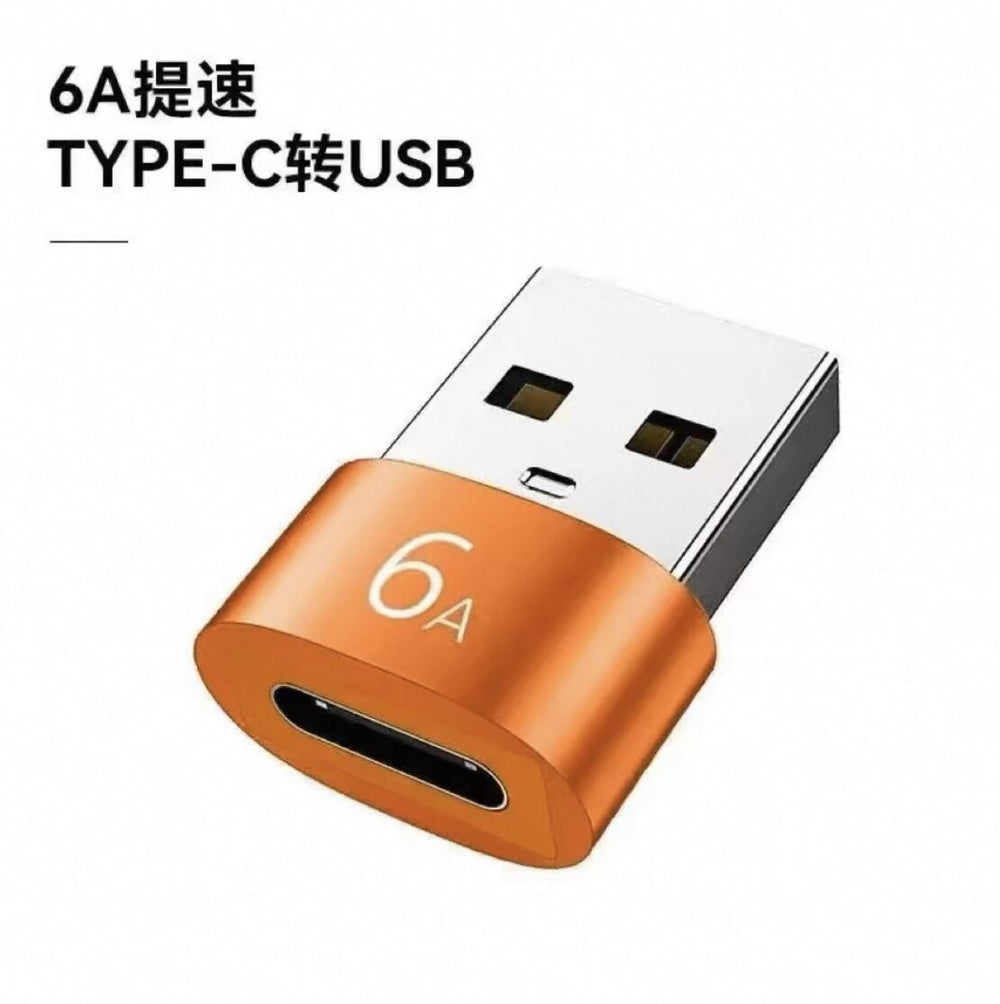 Otg adapter, usb 3.0 female to type-c converter, high-speed data transfer, 6a fast charging, compatible with phones, tablets, car dashboards, and usb drives