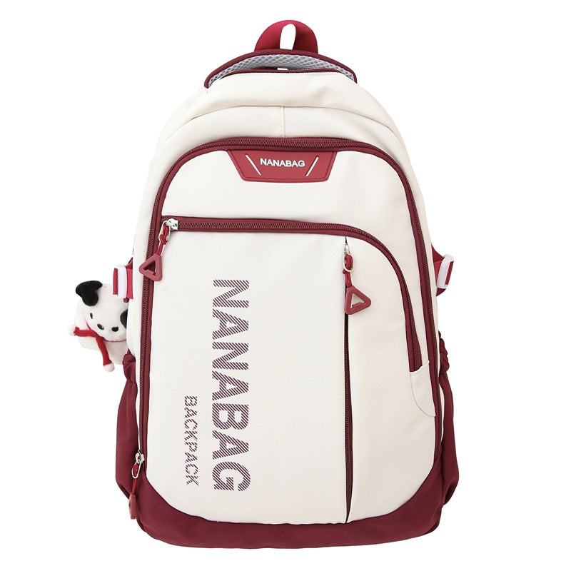 New Oxford cloth backpack Fashion Oxford backpack Korean version casual backpack Middle school bag Backpack