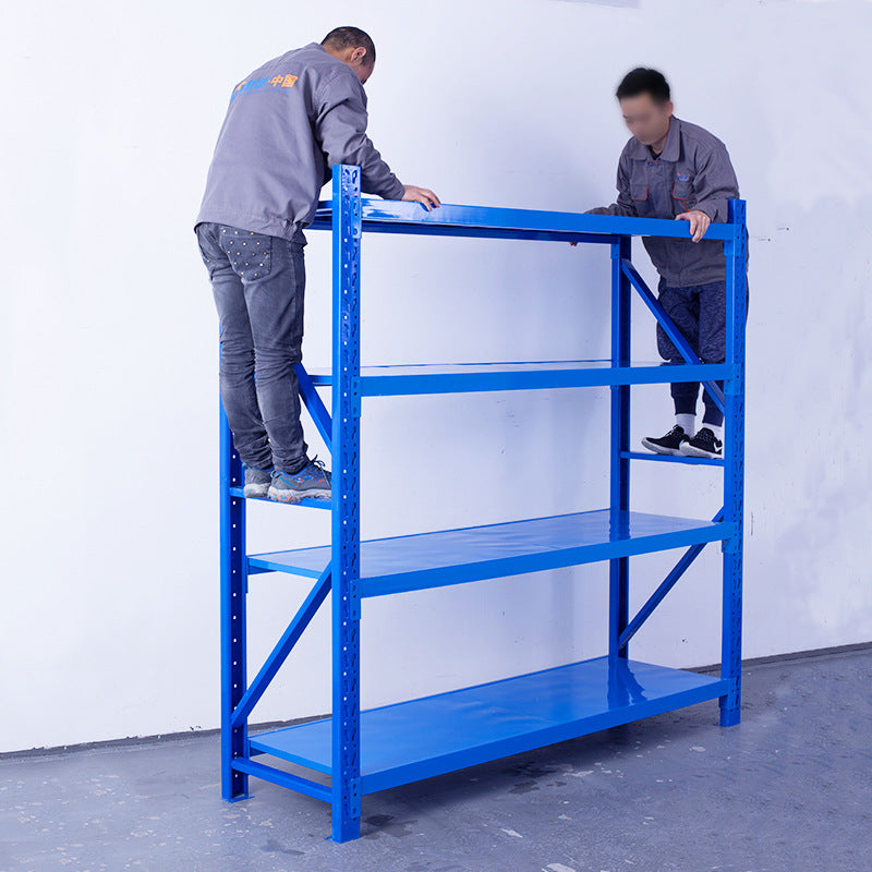 Shelf Column Wholesale Light Medium Shelf Accessories Column Storage Warehouse Iron Shelf Shelf Butterfly Hole Column Sheet