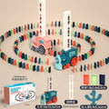 export dominoes electric train, children's building blocks automatically put educational toys