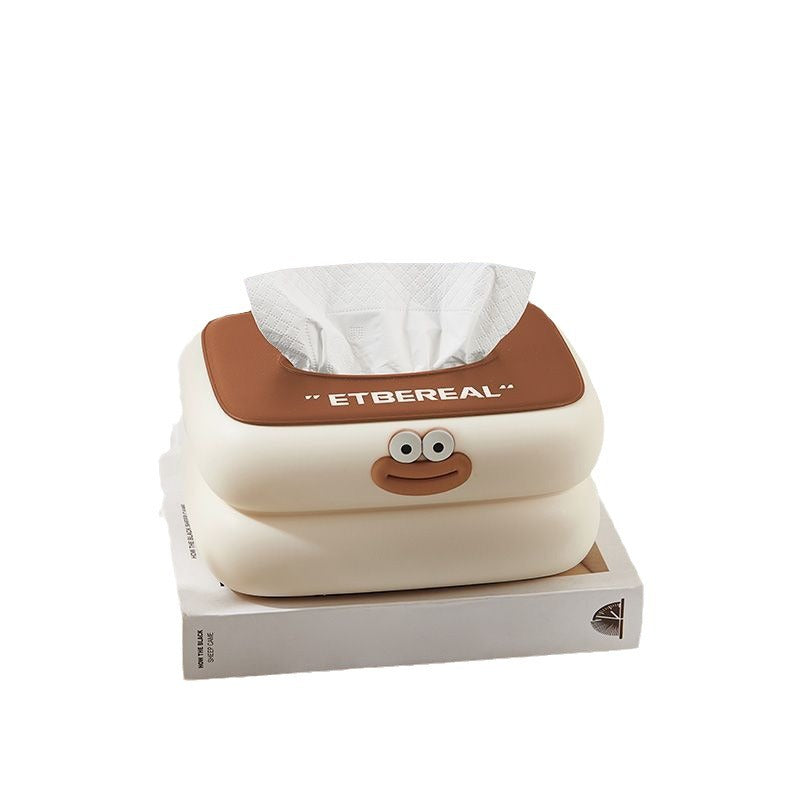 Desktop tissue box living room cute paper box for home coffee table ornaments creative paper box spring tissue storage box