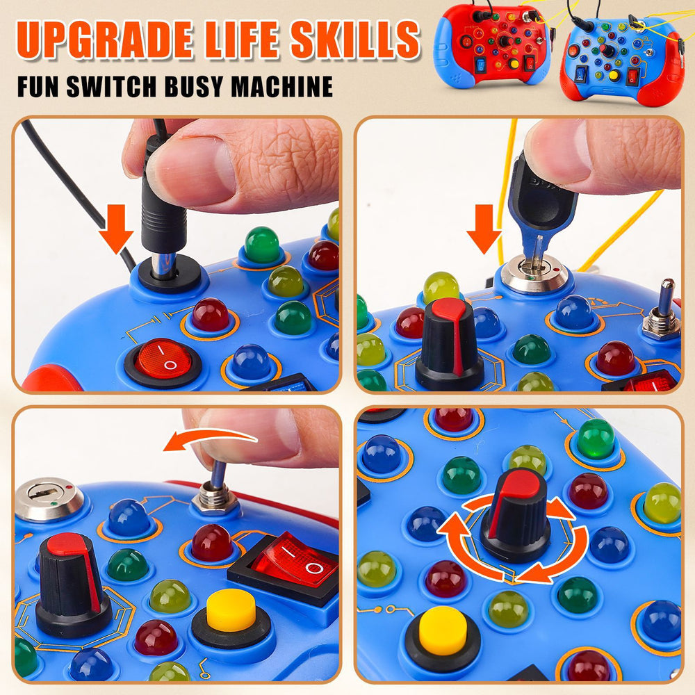 kids toys busy machine montessori early education baby puzzle game enlightenment cognitive intelligence switch light