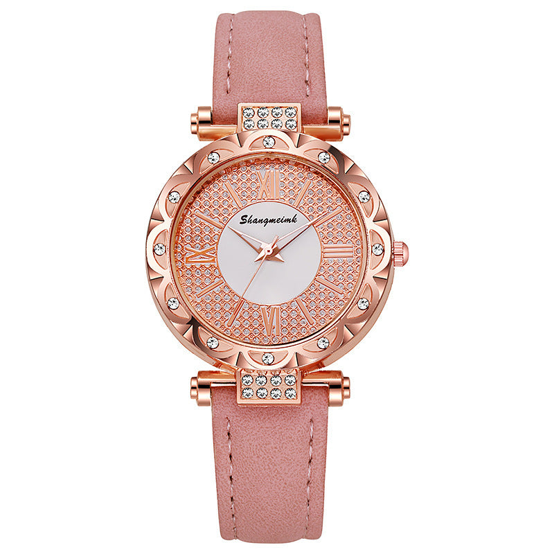 new arrival women's k-style quartz watch casual classic belt women's watch fashionsuit