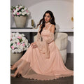 Amazon halter neck bell sleeve elegant dress women's  spring new arrival - slim fit waist dress