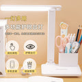 Led foldable usb rechargeable desk lamp - eye protection, smart pen holder, reading light for dorm room, student use