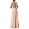 summer new arrival: women's foreign trade dress -  &  new v-neck sequin chiffon patchwork evening gown maxi dress