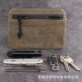 amazon outdoor camping waist bag canvas stationery bag portable storage bag multifunctional tool storage bag