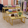 Clothing store flow table shopping mall bag shoe store flower shop island table display table popular live broadcast single-layer storage rack