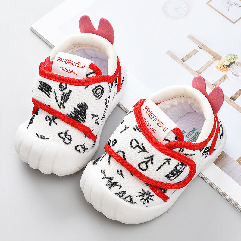 autumn collection: new fall toddler shoes for baby girls (0-1-3 years) - soft cloth spring/autumn first walker shoes for baby boys