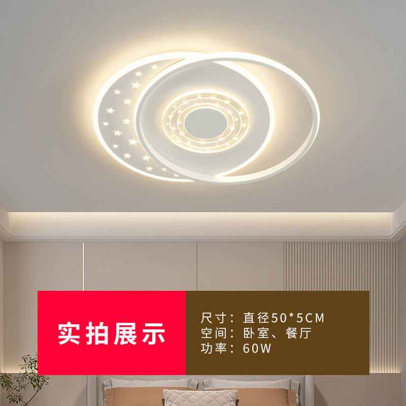Living room light modern simple atmosphere led ceiling light new bedroom main light whole house combination package Zhongshan lighting