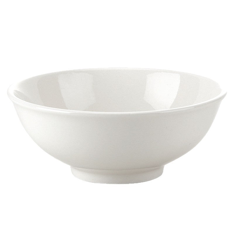 Wholesale ceramic bowl for home tableware spicy soup white rice bowl white porcelain small bowl soup bowl pure white bucket bowl rice