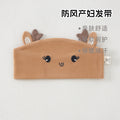 Cute deer maternity headscarf (coffee color)