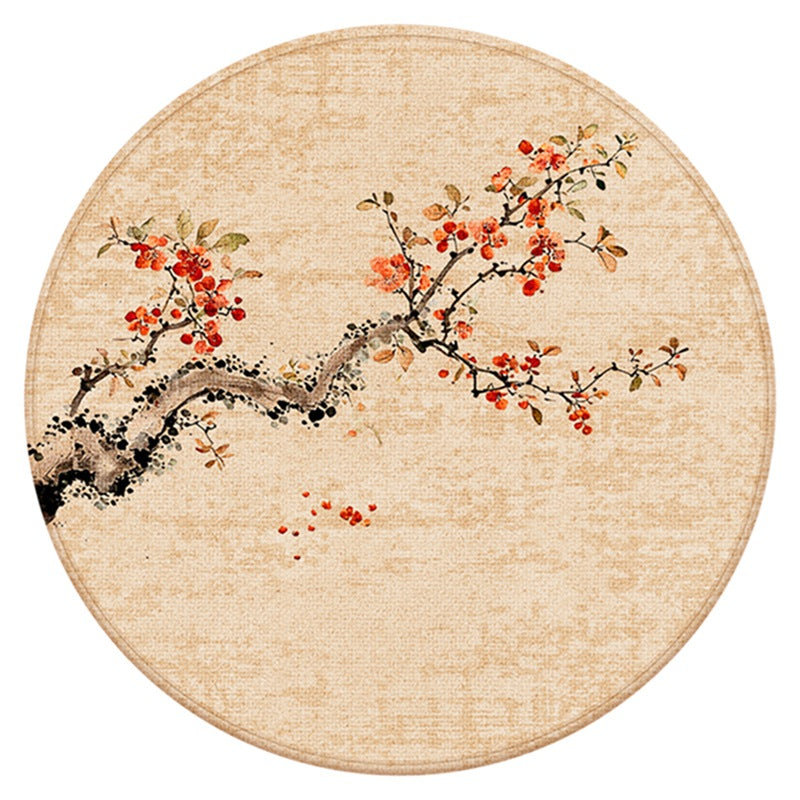 Chinese simple study swivel chair carpet non-slip and wear-resistant floor protective mat office computer chair bedroom floor mat