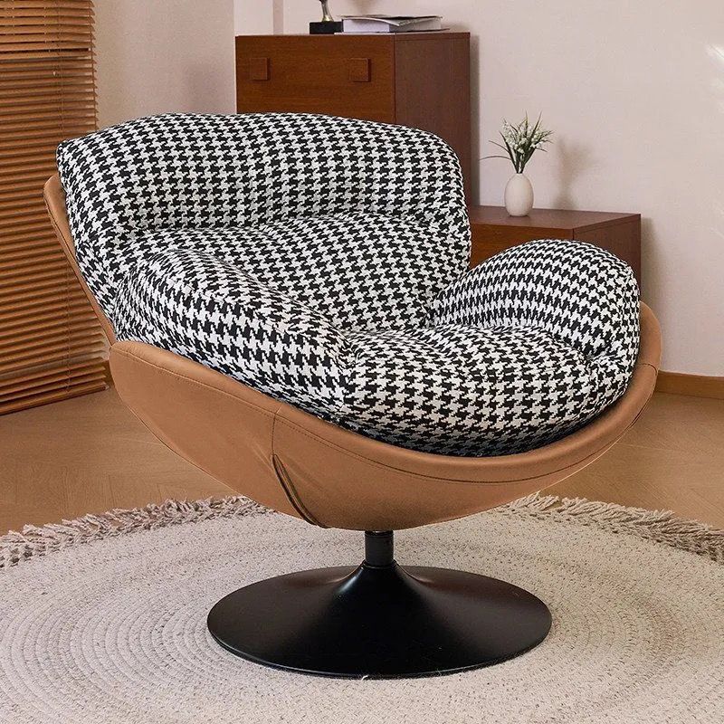 Eggshell rocking chair for adults, can lie down and sleep, sofa chair, balcony bedroom, single sofa, for home living room, lazy sofa