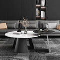 Rock slab coffee table round modern living room creative designer accessible luxury side table small apartment balcony casual italian tea table