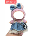 Labubu doll clothes labubu 17cm doll cute dress up one, two, three instead of suitstuffed toys