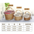 Rattan picnic basket, picking basket, storage basket, shopping basket, bamboo basket, gift basket, wicker fruit basket, hand basket, grocery basket