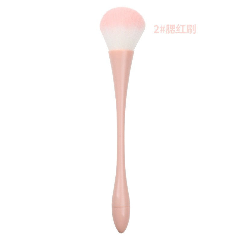 Large small waist makeup brush fluffy bristles single dust brush long pole loose powder brush setting blush brush makeup brush