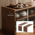 Solid wood dustproof cup holder changhong glass tea set storage cabinet cup water cup coffee cup storage rack desktop storage box