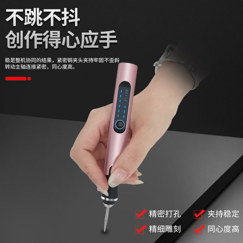 Lithium battery handheld mini small polishing grinder drilling and grinding electric small high power wireless charging metal