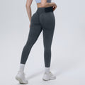 seamless washable yoga pants, high waist, tummy control, hip lift, tight nine-point pants, sweat-absorbent and breathable running fitness pants for women