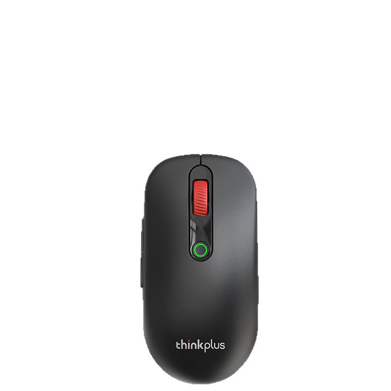 Lenovo thinkplus lenovo wl400 wireless bluetooth dual-mode mouse classic red dot notebook desktop computer
