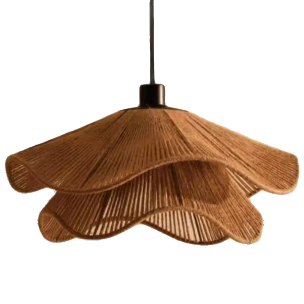 Wabi Sandy Wind Hemp Rope Chandelier Hot Pot Restaurant BBQ Restaurant Restaurant Internet Cafe Zen Tea Room Dining Bar Lighting