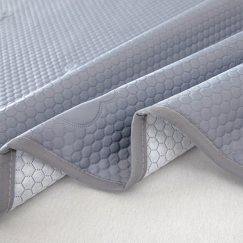 2026 new little ice bear fitted sheet & cooling mat set - includes cooling bean mat and three-piece set