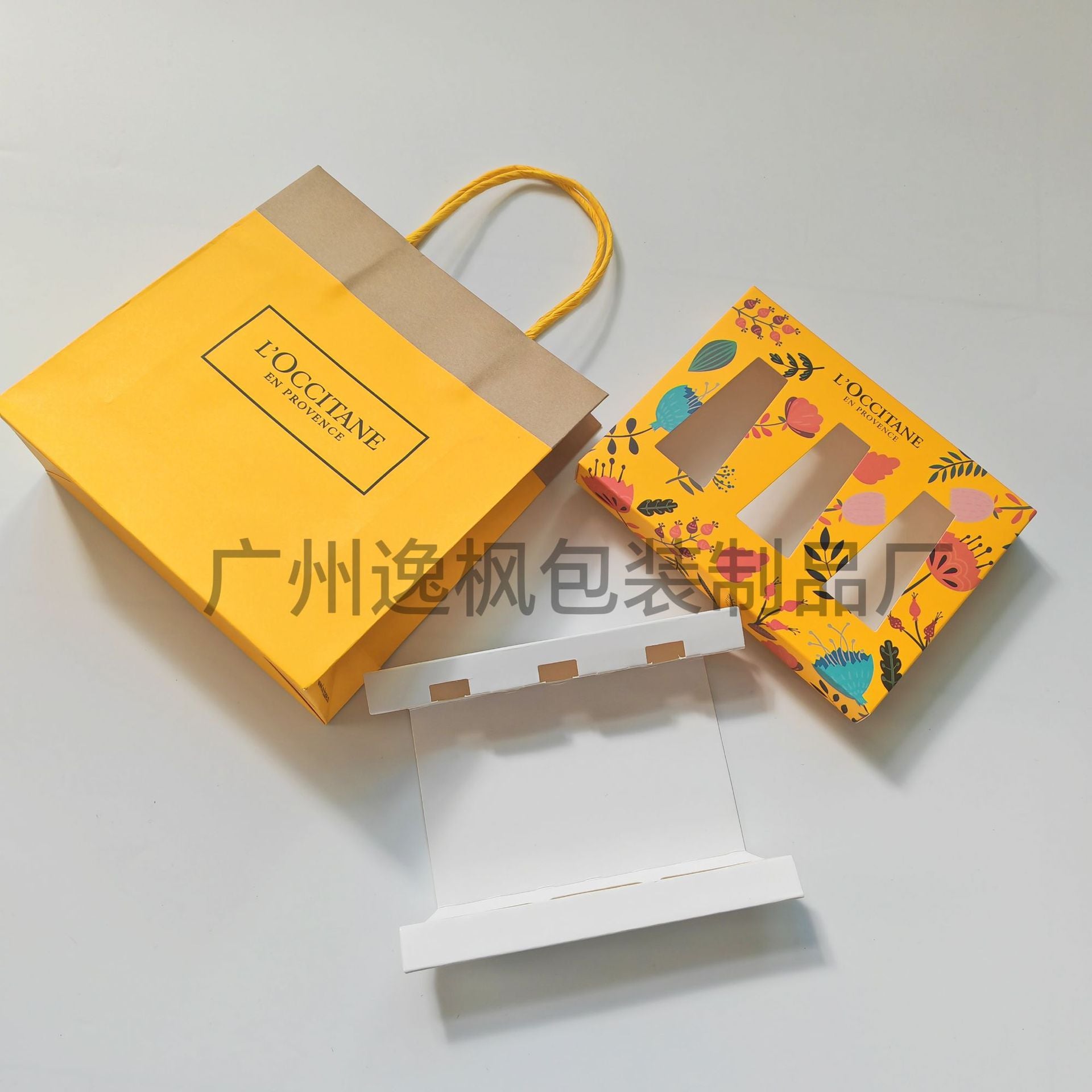 Oushu gift box gift bag 30ml three-piece hand cream packaging empty box gift bag hand cream paper bag