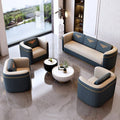 Modern casual single sofa chair sales department reception three-person fabric sofa hotel foot bath reception leather art accessible luxury