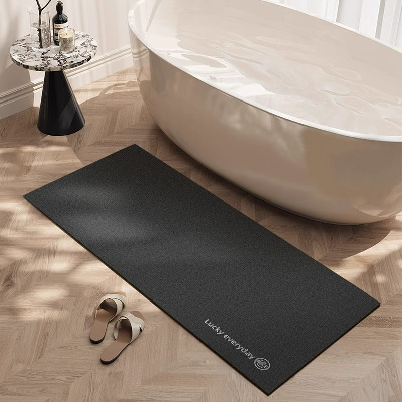 Diatomaceous earth bath mat - winter home bathroom entrance rug - bathroom carpet - shower mat - absorbent & non-slip