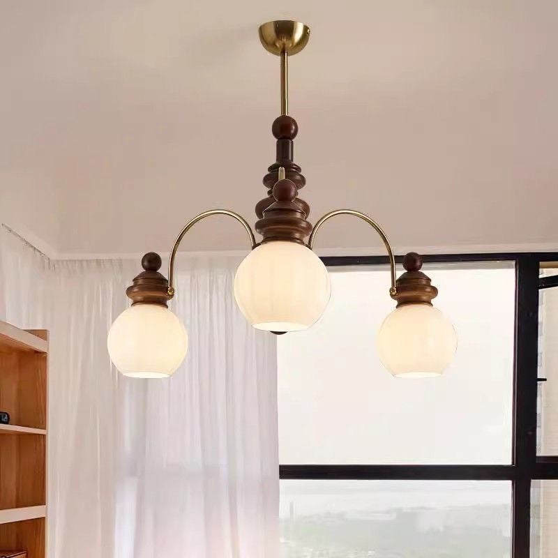 French antique high-end lamps Japanese retro pagoda bedroom dining room lighting American country living room chandelier