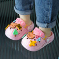 Kids slippers summer girl baby indoor soft bottomnon-slip cartoon cute sandals slippers boy beach hole sandals