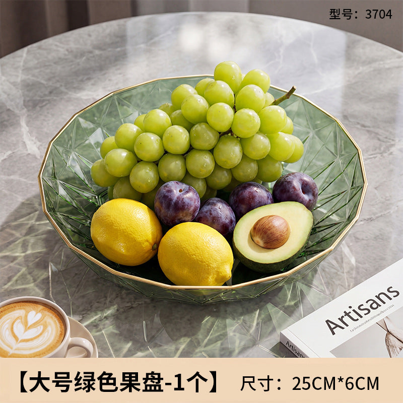 For home plate small creative living room fruit plate accessible luxury good-looking coffee table snack plate melon seeds peanut candy plate