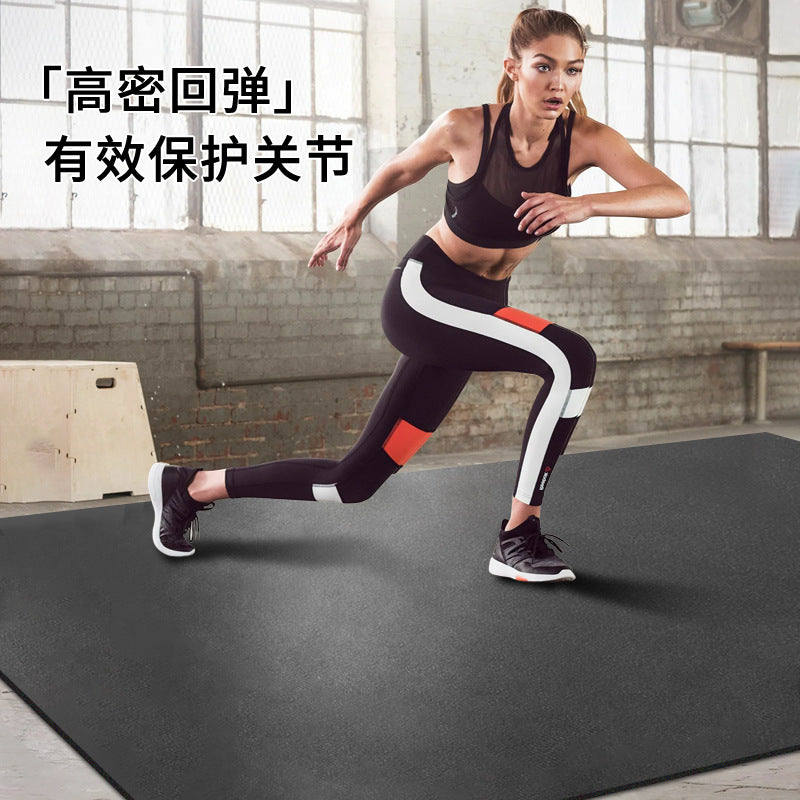 Extra-large pvc yoga mat for men - high-density, thickened, shock-absorbing, noise-reducing, non-slip gym mat for exercise equipment